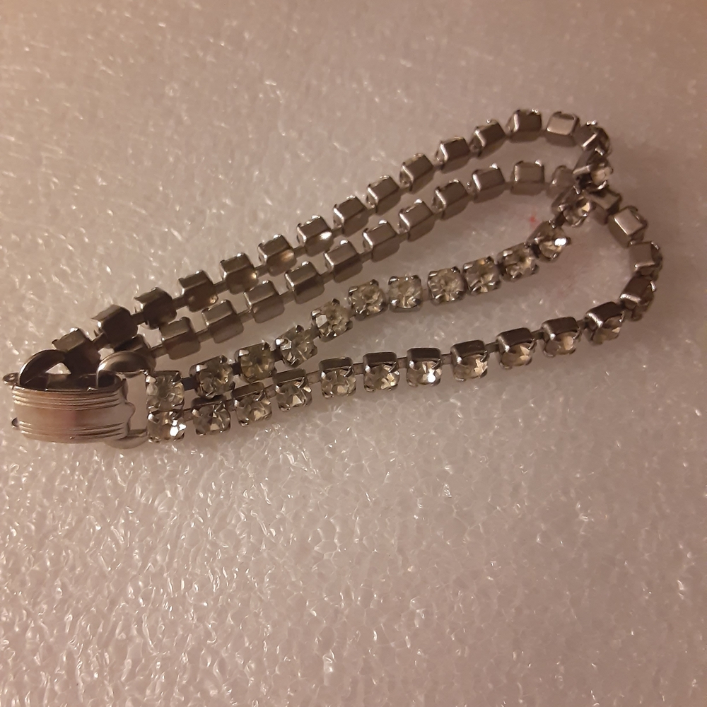 Vintage Coro Double Strand Tennis Bracelet